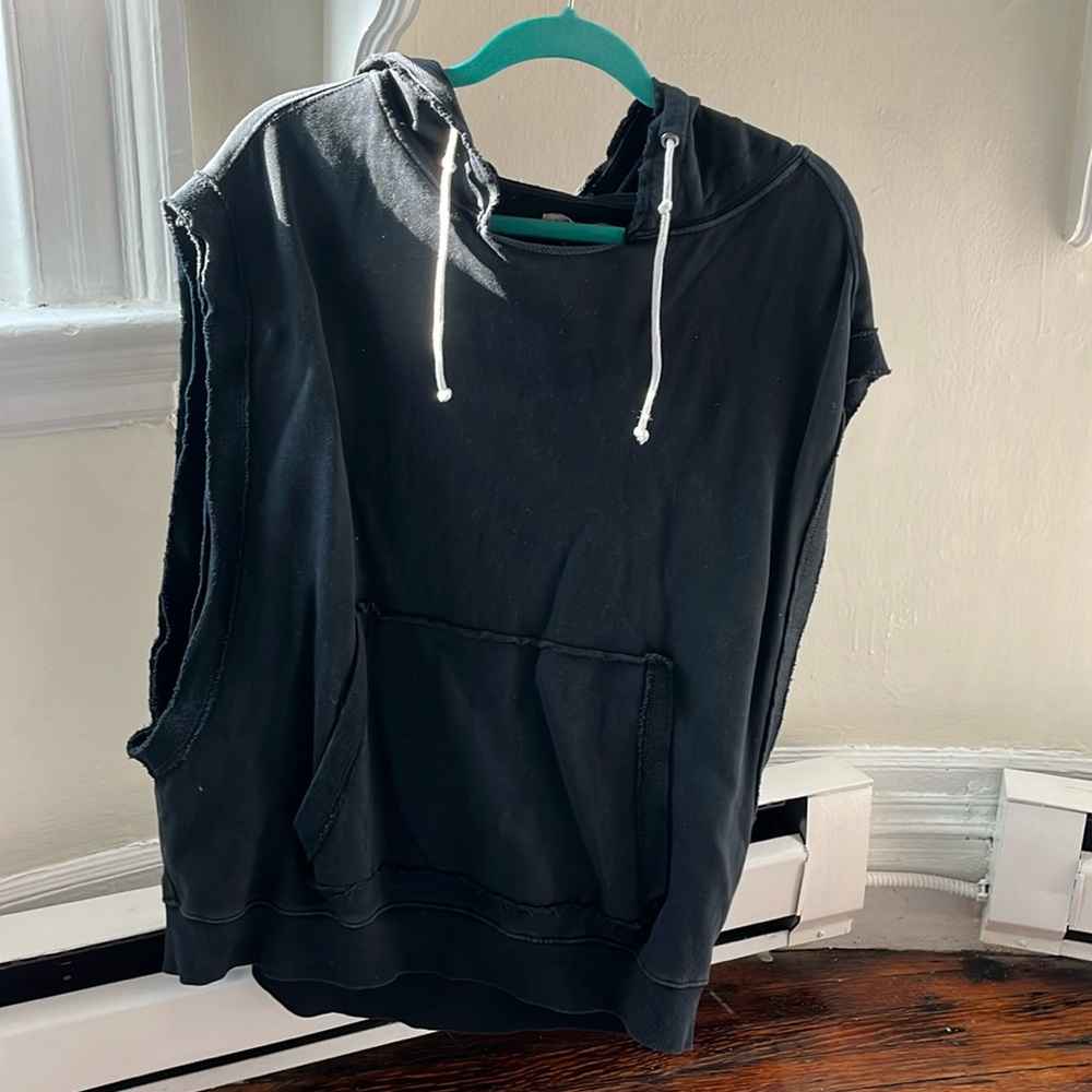 free people sleeveless sweatshirt
